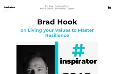 Brad Hook featured in The Inspirators Series