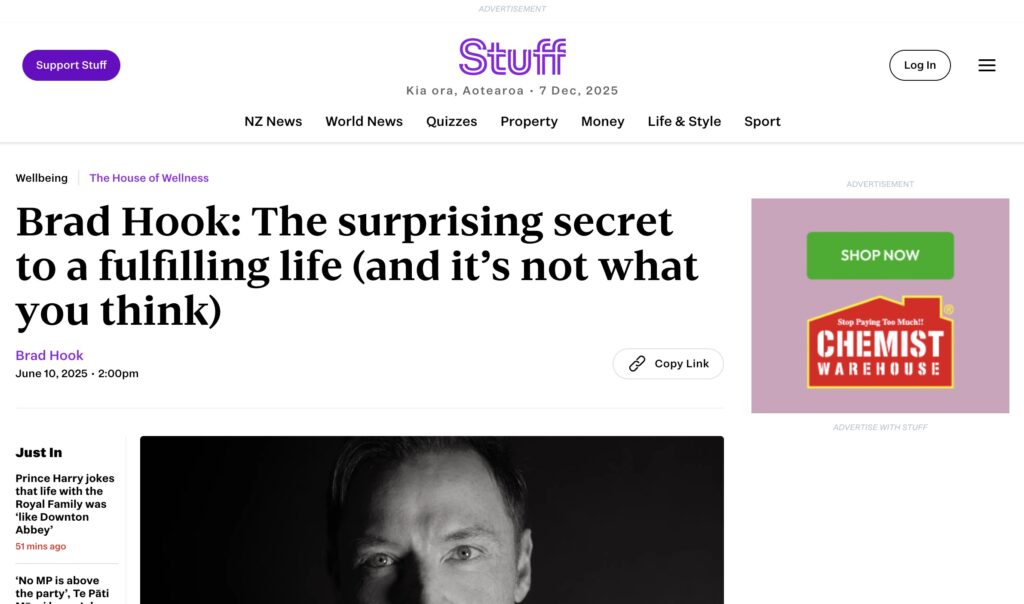 The secret to a fulfilling life