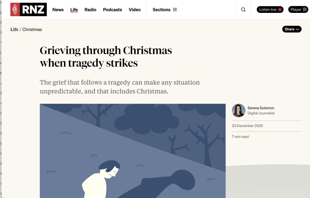 Grieving through Christmas: when tragedy strikes