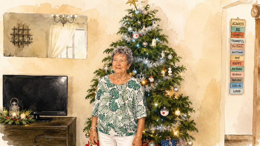Nan at Christmas